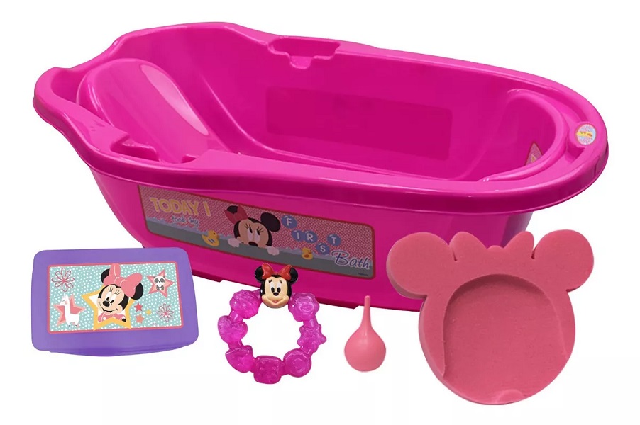 Foto 5 pulgar | Bañera Disney Minnie Mouse con Accesorios