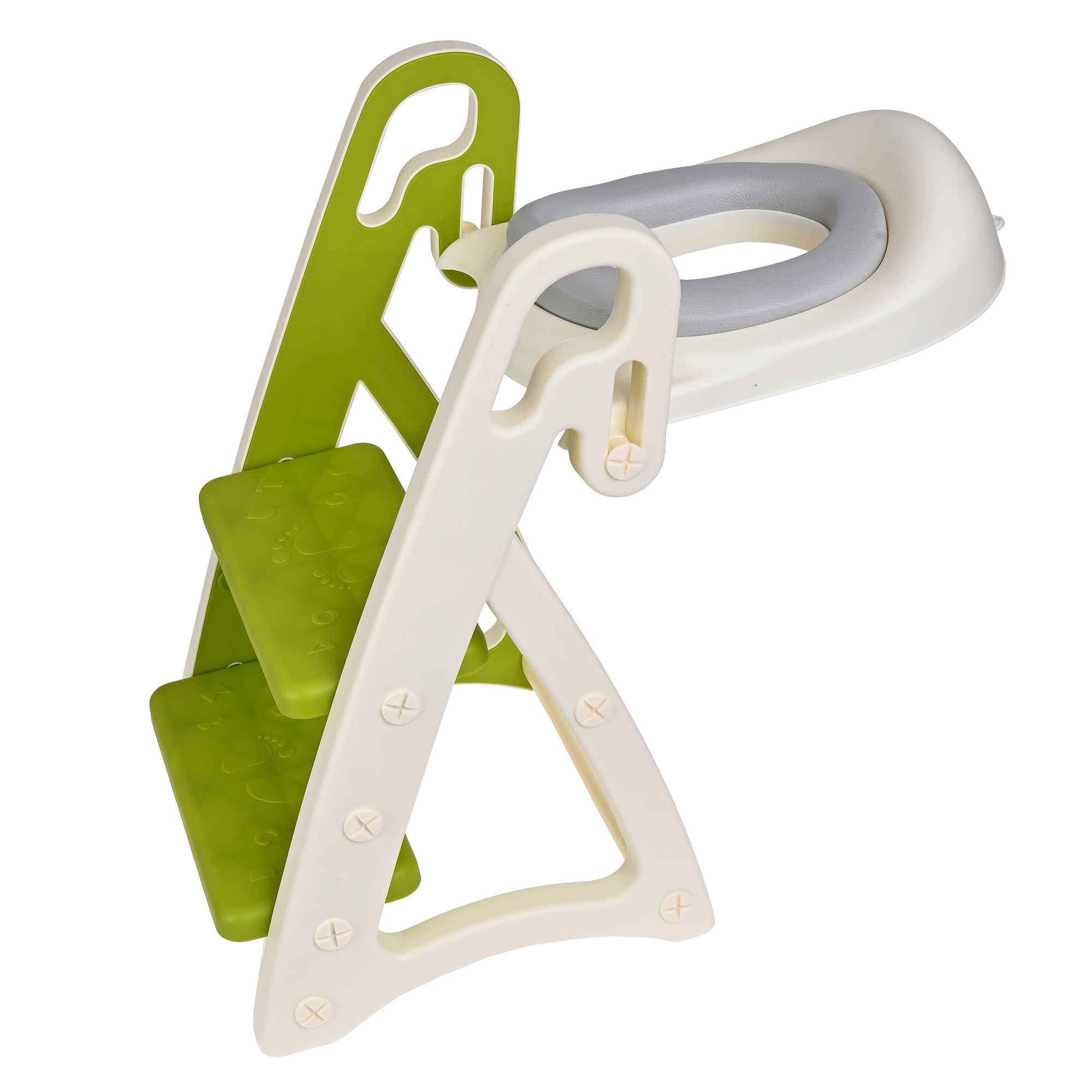 Foto 4 pulgar | Asiento Entrenador de Baño EKE Life Home para Niños con Escalera y Agarradera Verde