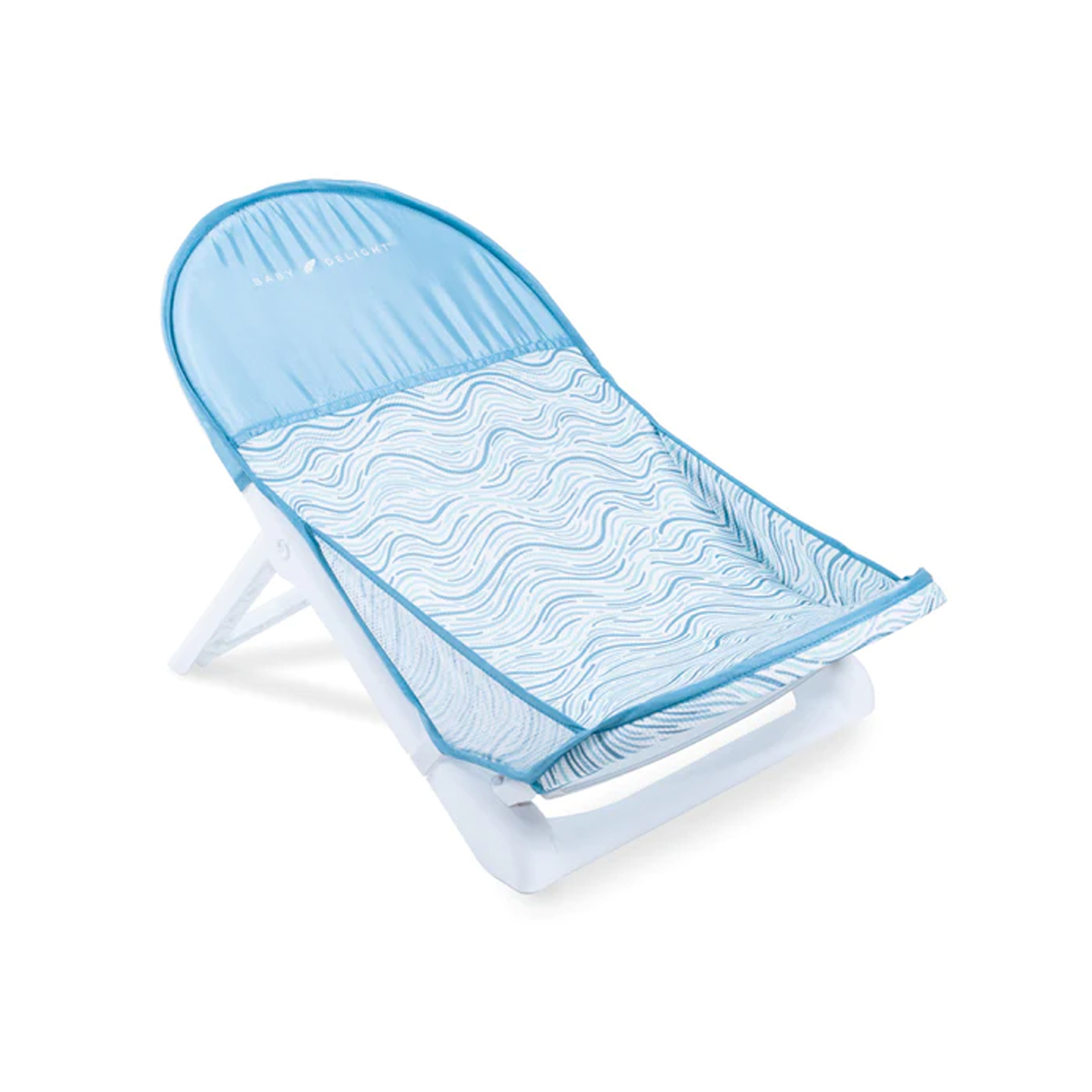 Foto 2 pulgar | Bañera Malla Baby Delight Cushy Nest Cirro Blue Wave