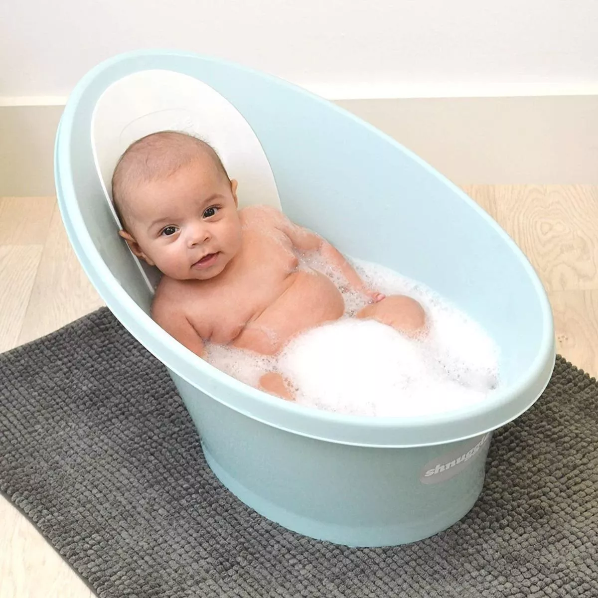 Foto 4 pulgar | Bañera Tina para Bebé Shnuggle con Tapón 0-12m