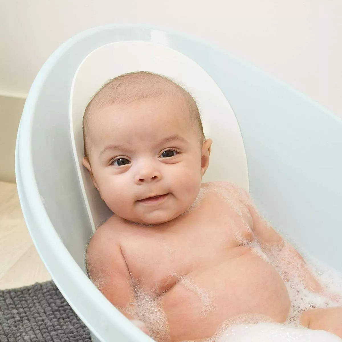 Foto 4 | Bañera Tina para Bebé Shnuggle con Tapón 0-12m