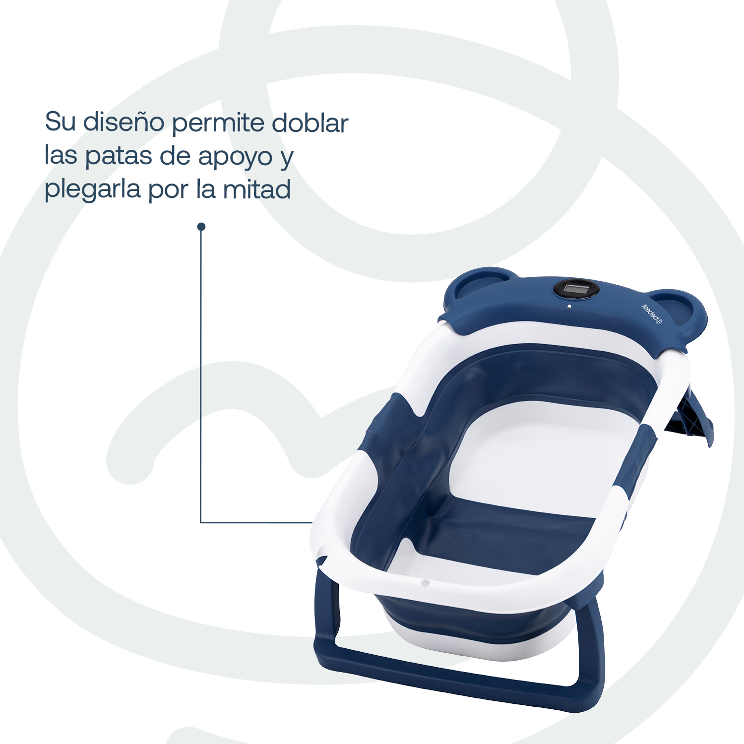 Foto 4 | Bañera Plegable Bebesit Detector Temperatura