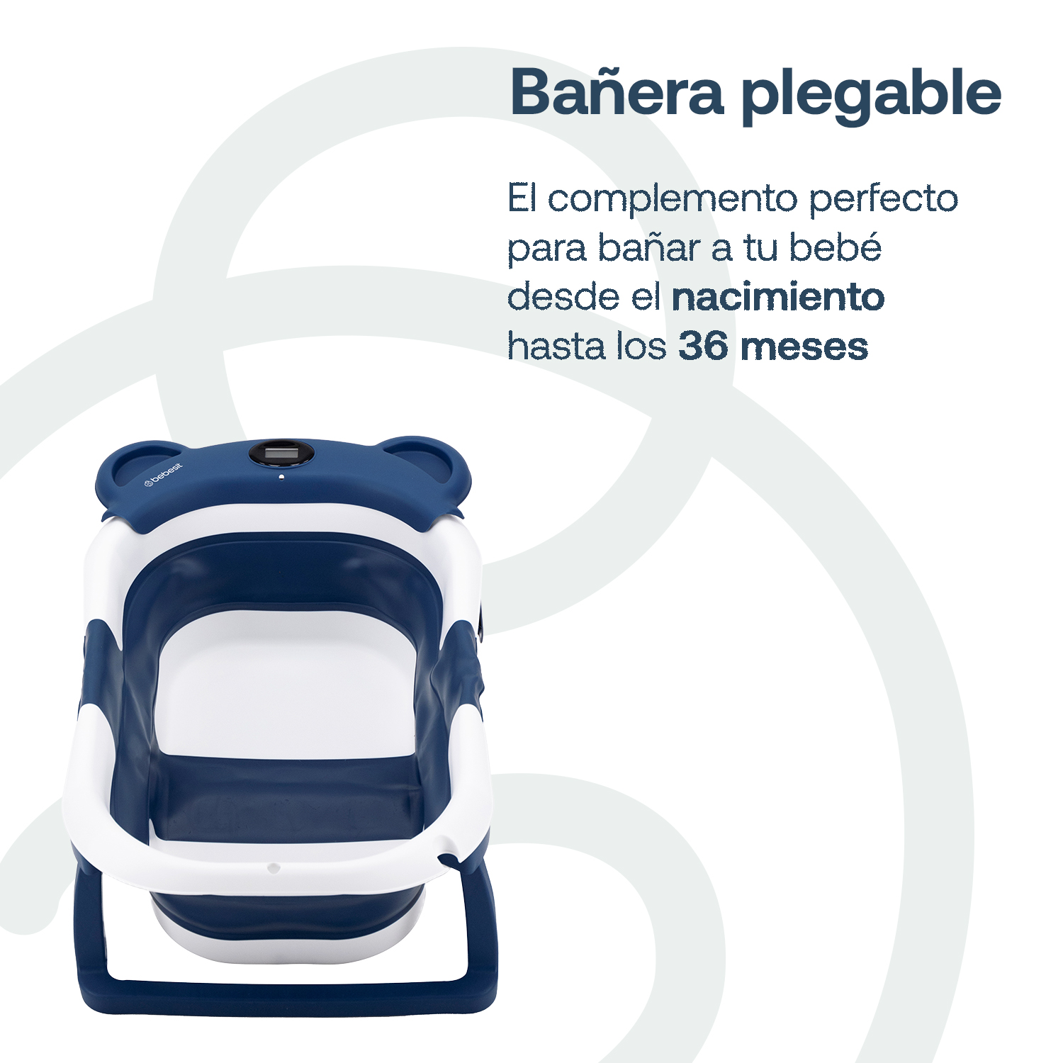 Foto 5 | Bañera Plegable Bebesit Detector Temperatura
