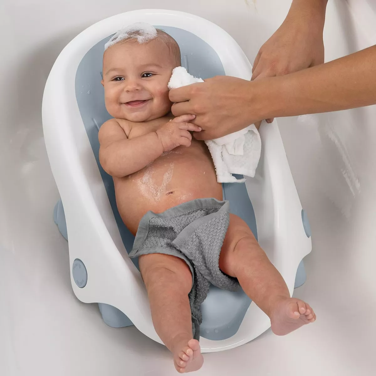 Foto 4 pulgar | Asiento Bañera Para Bebé Summer Clean Rinse Reclinable Grey