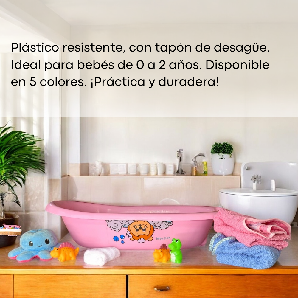 Foto 4 pulgar | Bañera Promeyco Rosa