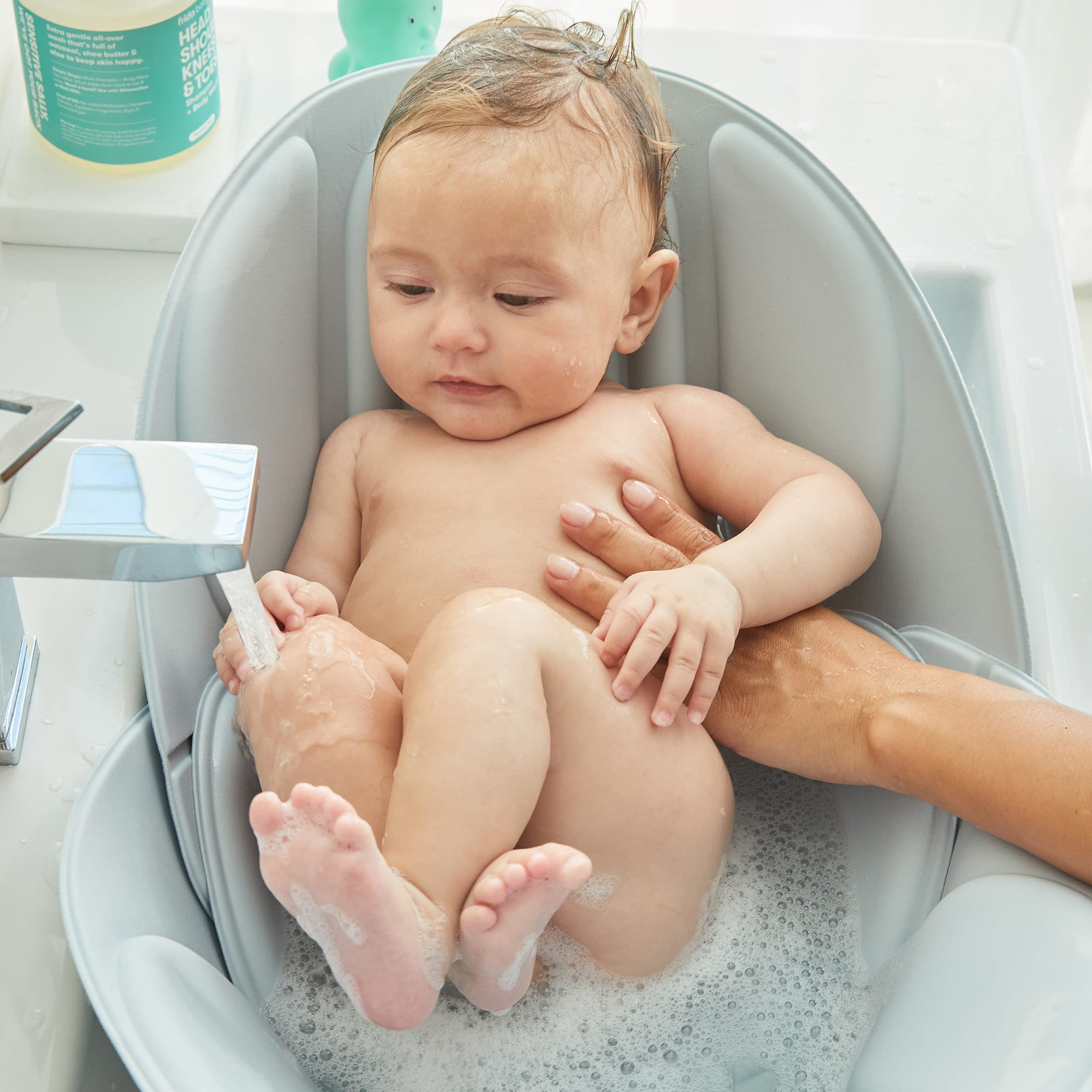Foto 5 pulgar | Asiento De Baño Para Bebé Frida Baby Soft Sink Bather Con Cojín De Baño - Venta Internacional.