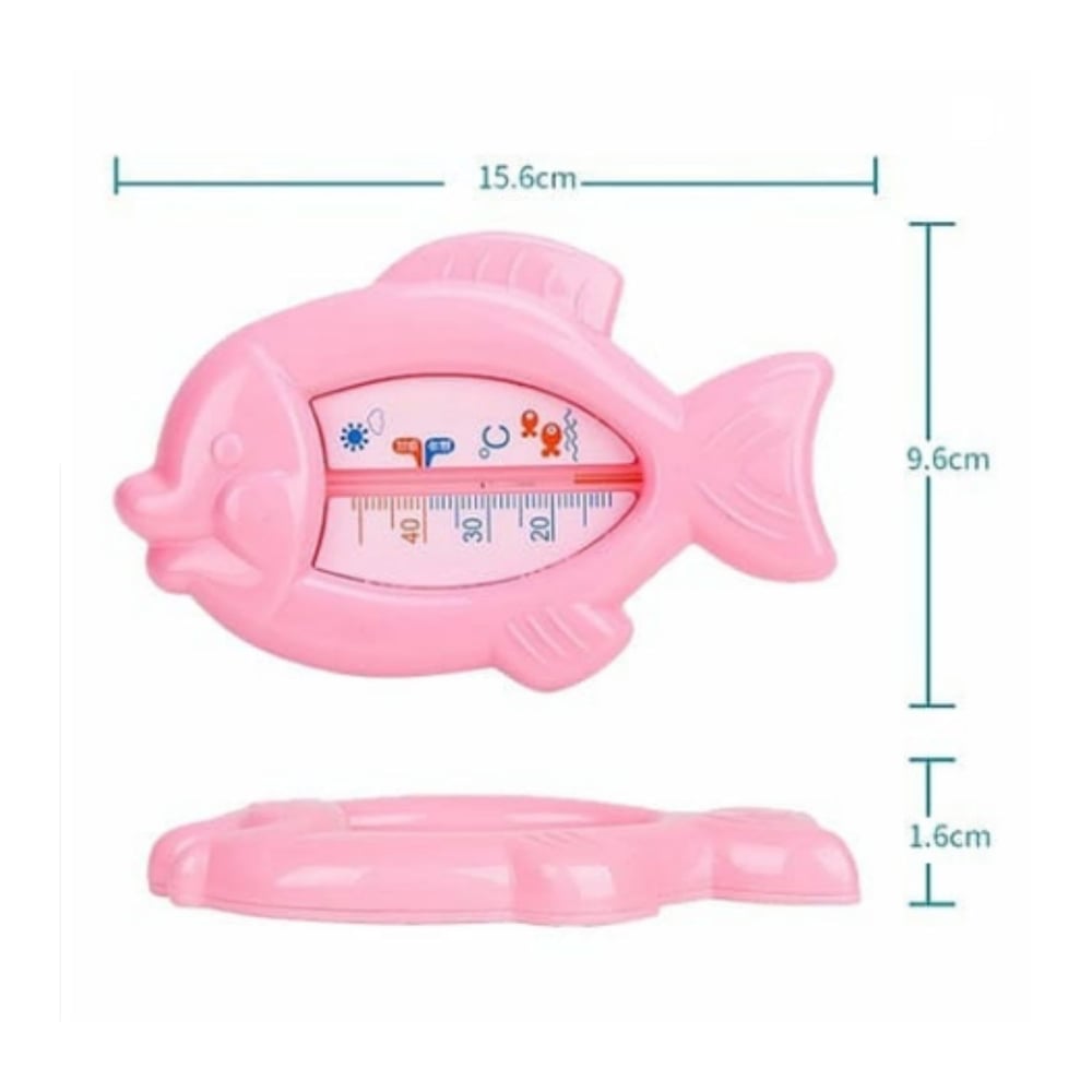 Foto 3 pulgar | Termómetro De Agua Para Bañera De Plástico Abs Con Forma De Pez Rosa - Venta Internacional.