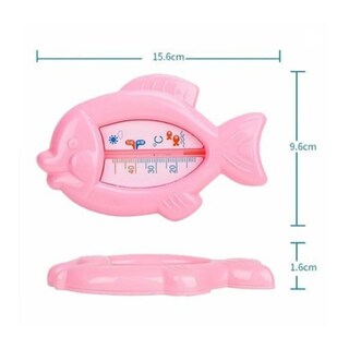 Foto 2 | Termómetro De Agua Para Bañera De Plástico Abs Con Forma De Pez Rosa - Venta Internacional.
