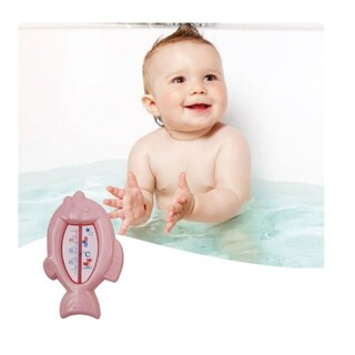Foto 3 | Termómetro De Agua Para Bañera De Plástico Abs Con Forma De Pez Rosa - Venta Internacional.