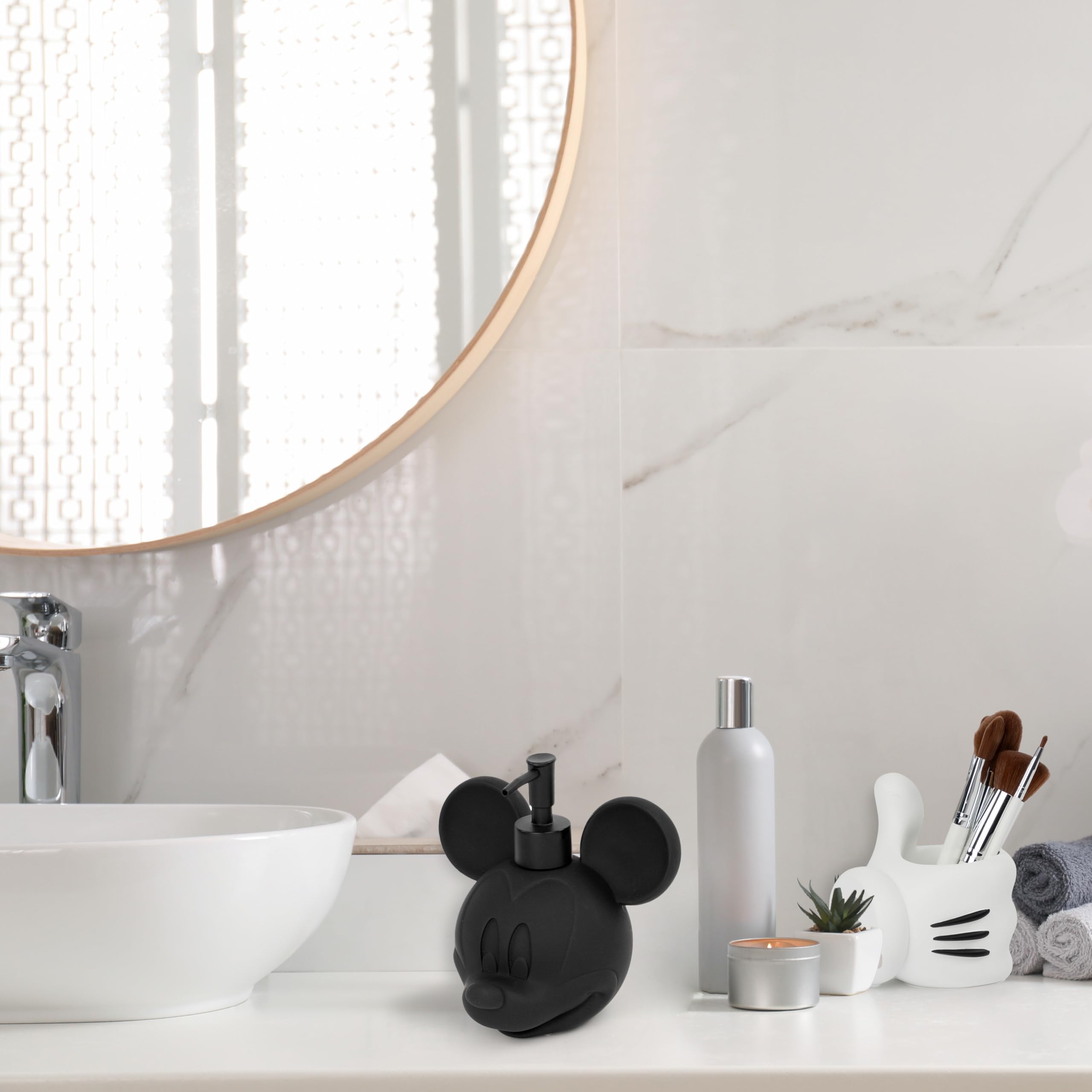 Foto 4 | Set Dispensador De Jabón Para Baño Jay Franco Disney Mickey Mouse - Venta Internacional.