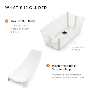 Foto 3 | Bañera Para Bebés Stokke Flexi Bath De Color Beige Arenoso Con Soporte Para Recién Nacidos - Venta Internacional.
