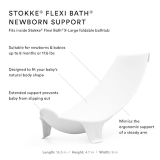 Foto 5 | Bañera Para Bebés Stokke Flexi Bath De Color Beige Arenoso Con Soporte Para Recién Nacidos - Venta Internacional.