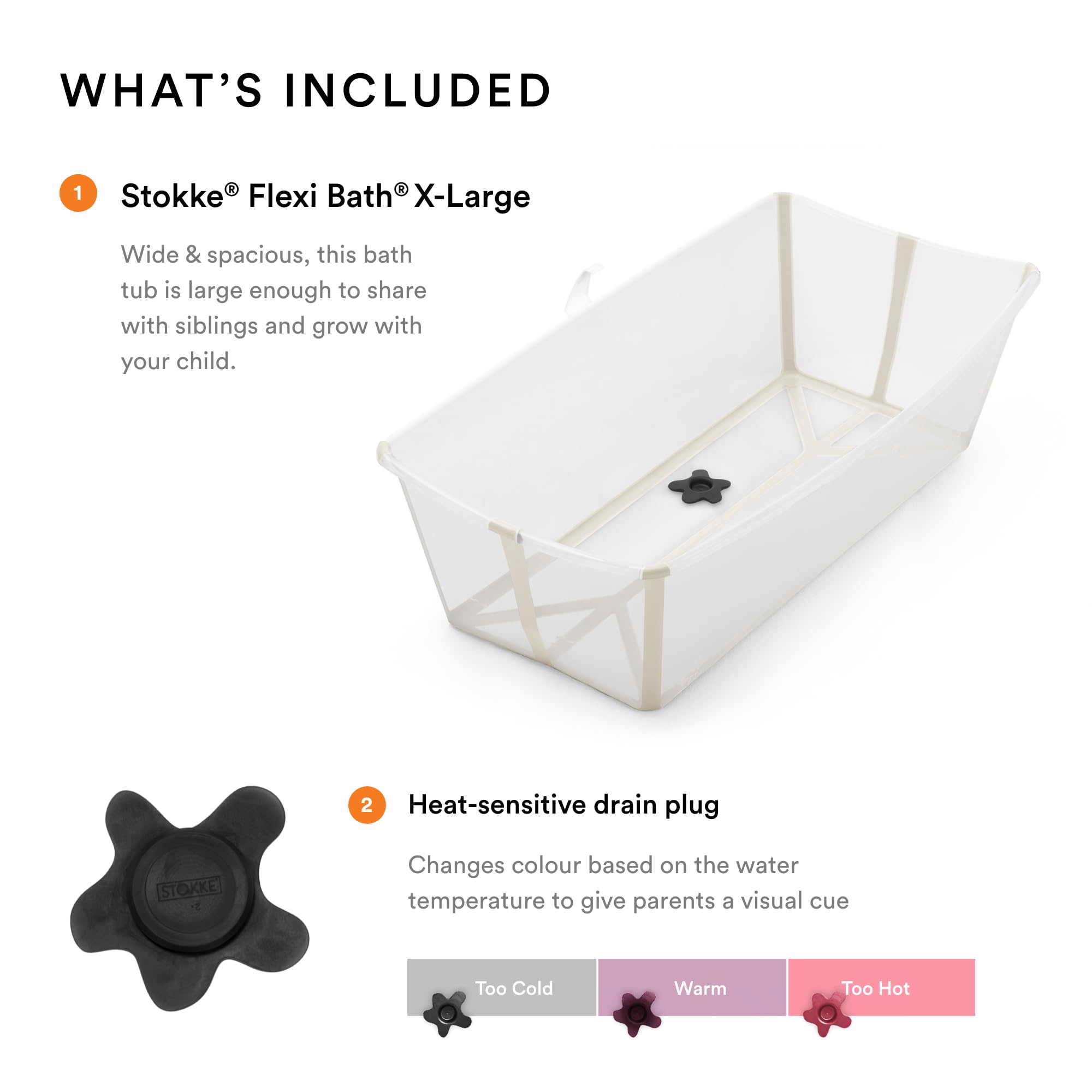 Foto 4 pulgar | Bañera Plegable Para Bebés Stokke Flexi Bath, Xl, Color Beige Arenoso - Venta Internacional.