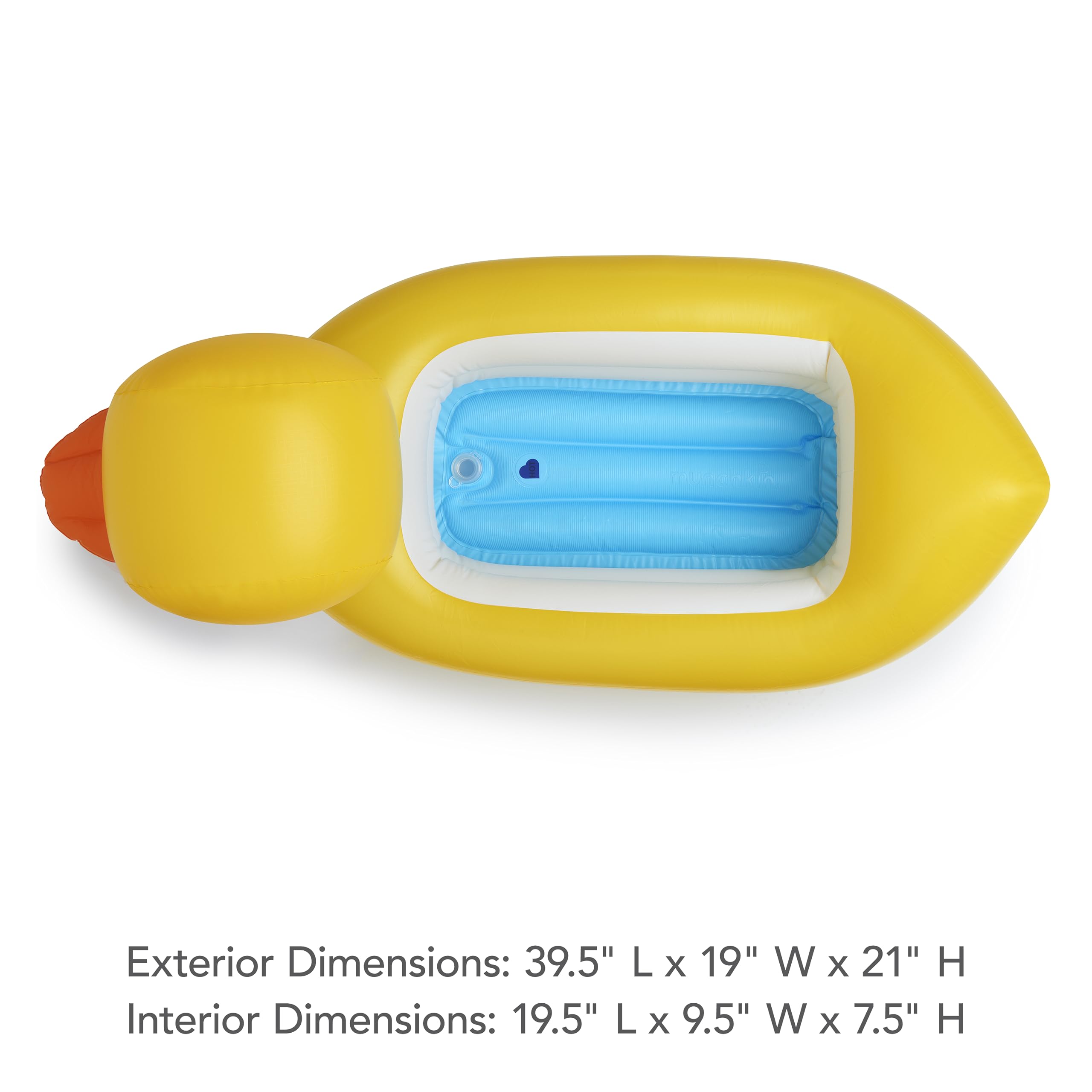 Foto 4 pulgar | Bañera Inflable Para Bebés Munchkin Duck Con Alerta De Calor Azul - Venta Internacional.