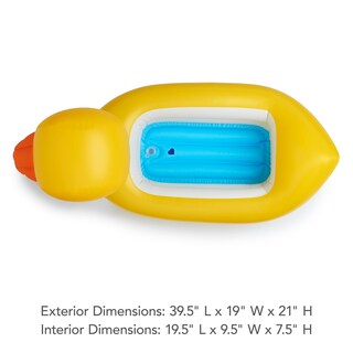 Foto 3 | Bañera Inflable Para Bebés Munchkin Duck Con Alerta De Calor Azul - Venta Internacional.