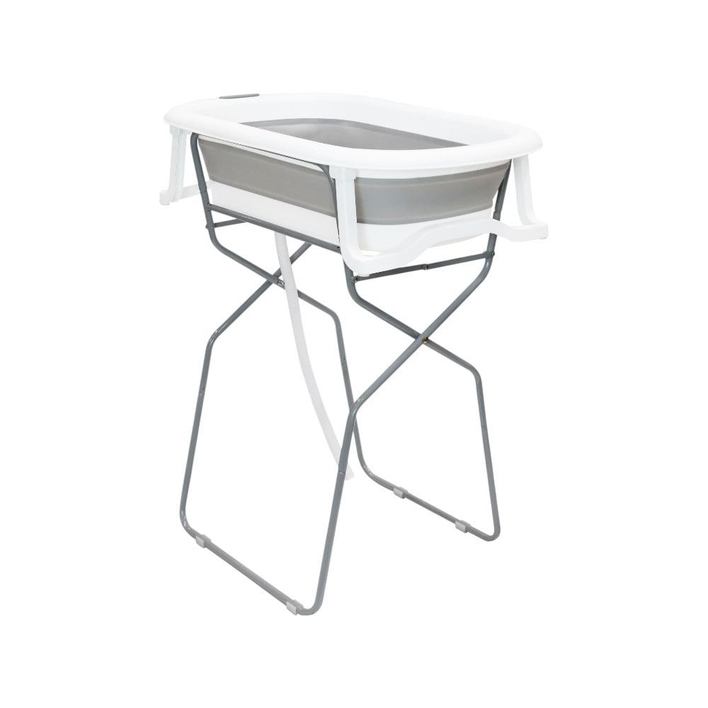 Bañera Plegable Infanti Gris Con Soporte $1,399