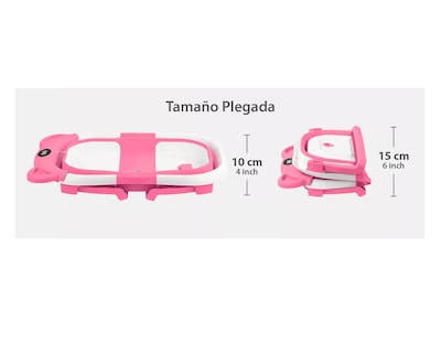 Foto 4 | Bañera Para Bebé Moderna Lab.g Tina De Baño Plegable Rosa