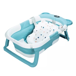 Foto 1 | Bañera De Bebe Plegable Portátil Con Termómetro Eo Safe Imports Esi-17310-1 Verde
