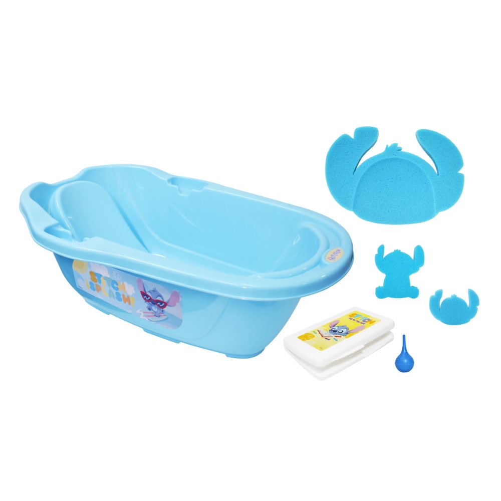 Foto 2 pulgar | Infanti Bañera Con Accesorios Stich Disney