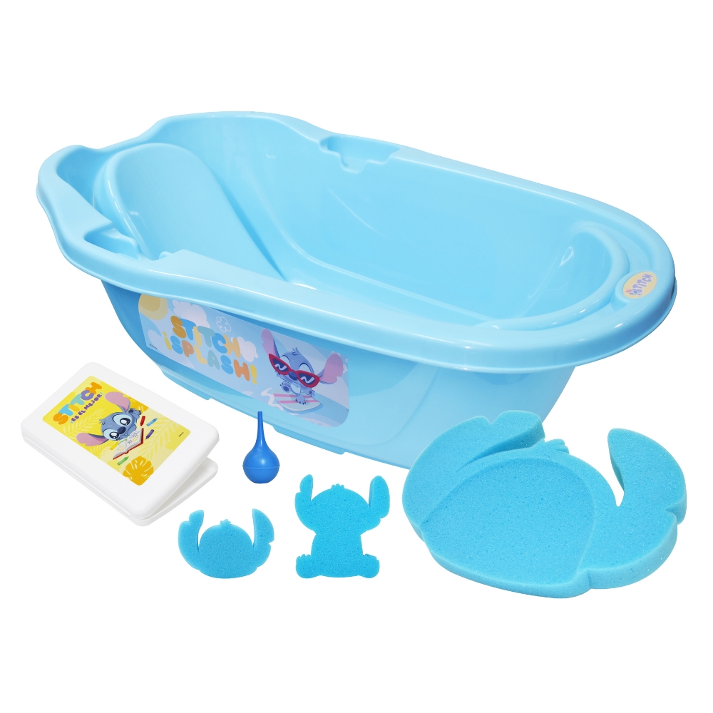 Foto 3 pulgar | Infanti Bañera Con Accesorios Stich Disney