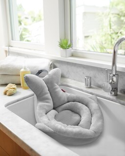 Foto 3 | Bañera Para Bebés Skip Hop Soft Sink Moby Grey, De 0 A 6 Meses - Venta Internacional.