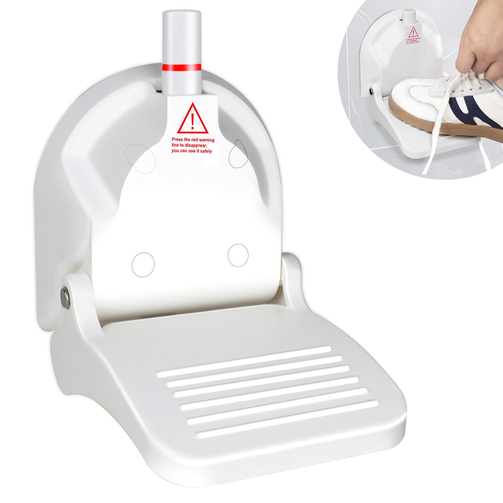 Reposapiés De Ducha Plegable Clio Para Afeitarse Las Piernas Con Ventosa - Venta Internacional.