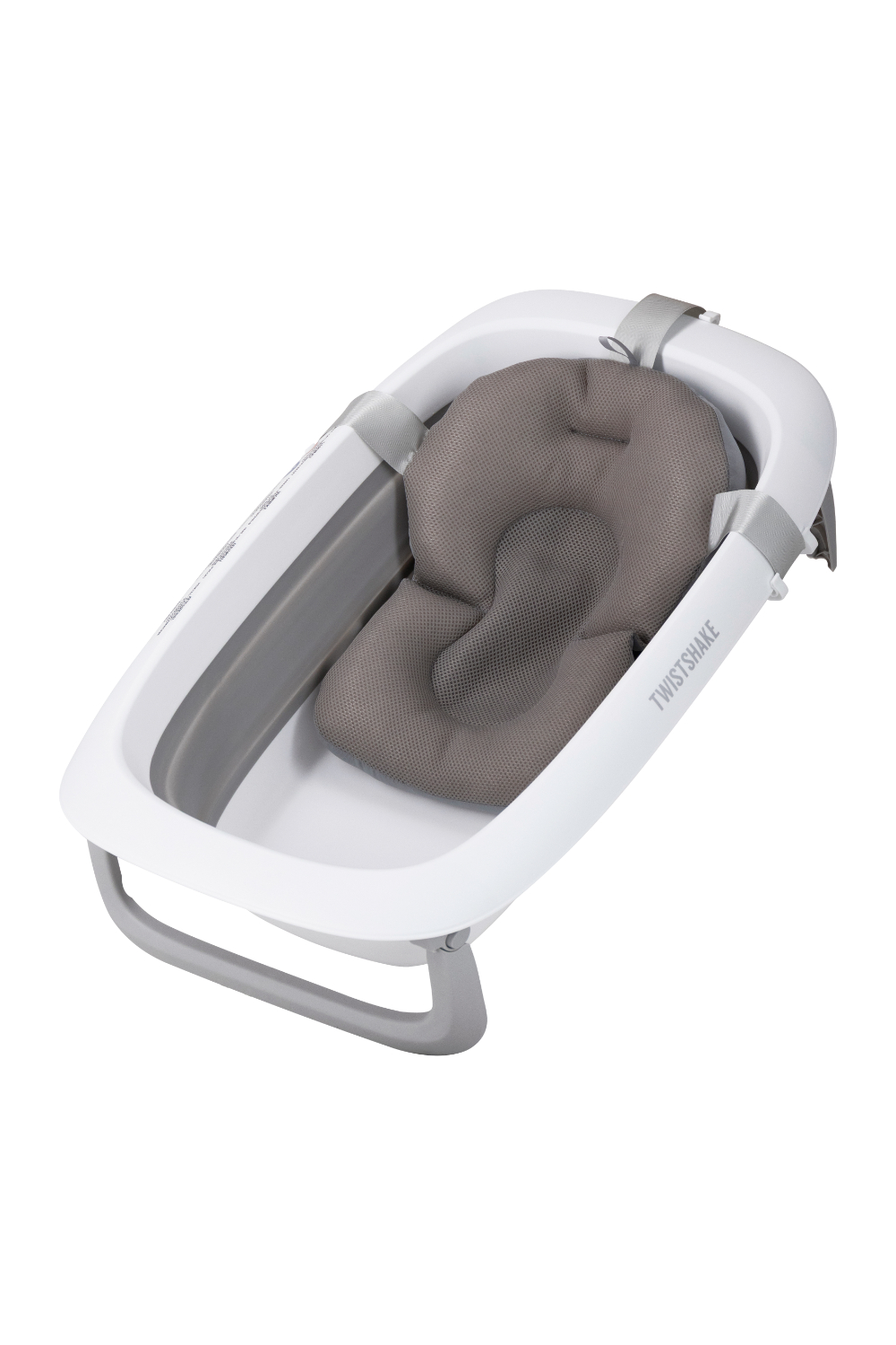 Twistshake Bañera Para Bebé Plegable Cojín Antideslizante Azul