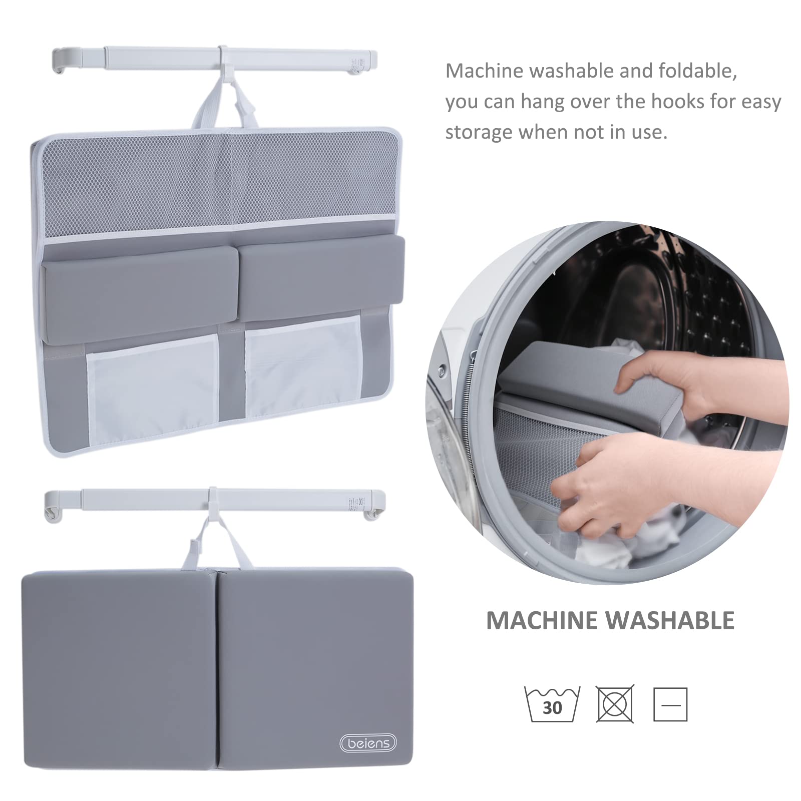 Foto 5 pulgar | Juego De Rodilleras Y Coderas Para Baño  Cómodo  3 8 Cm - Venta Internacional.