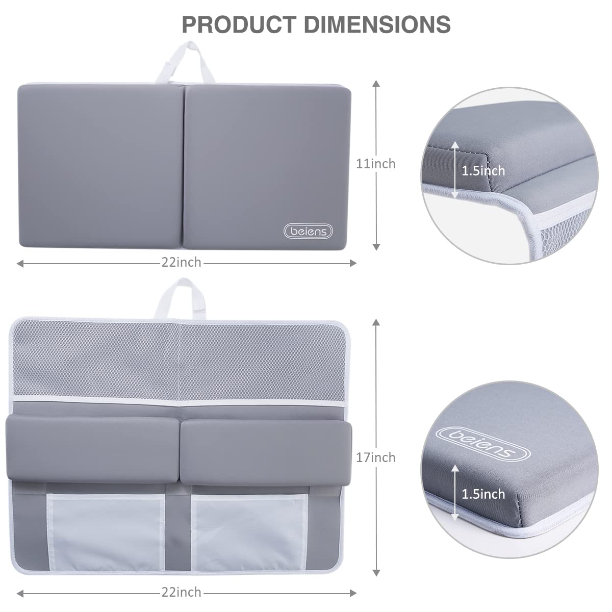 Foto 6 pulgar | Juego De Rodilleras Y Coderas Para Baño  Cómodo  3 8 Cm - Venta Internacional.