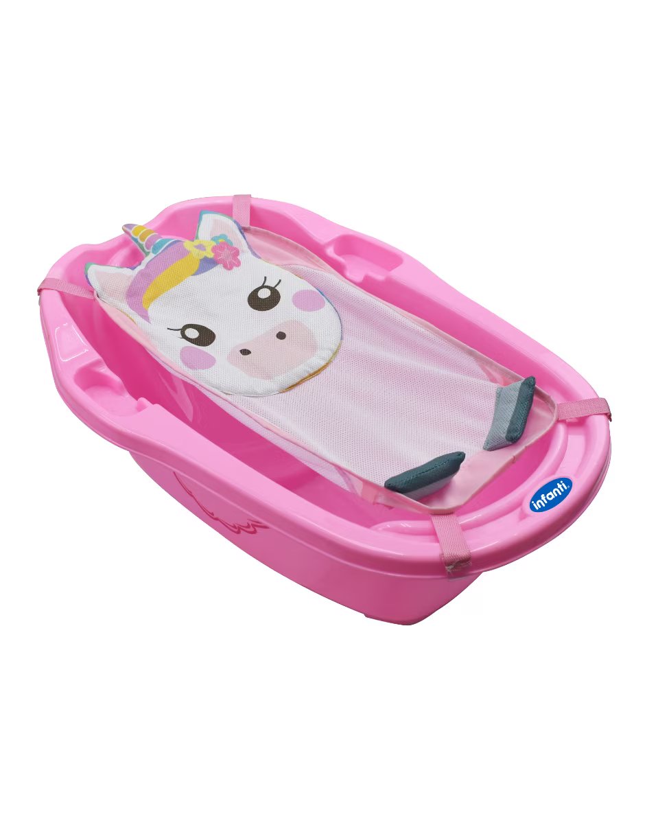 Foto 2 pulgar | Bañera Para Bebe De Unicornio Color Rosa Infanti