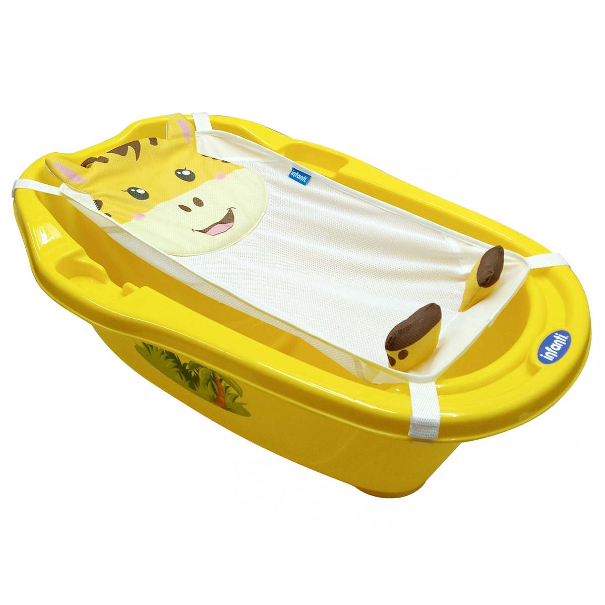 Bañera Para Bebe De Jirafa Color Amarillo Infanti