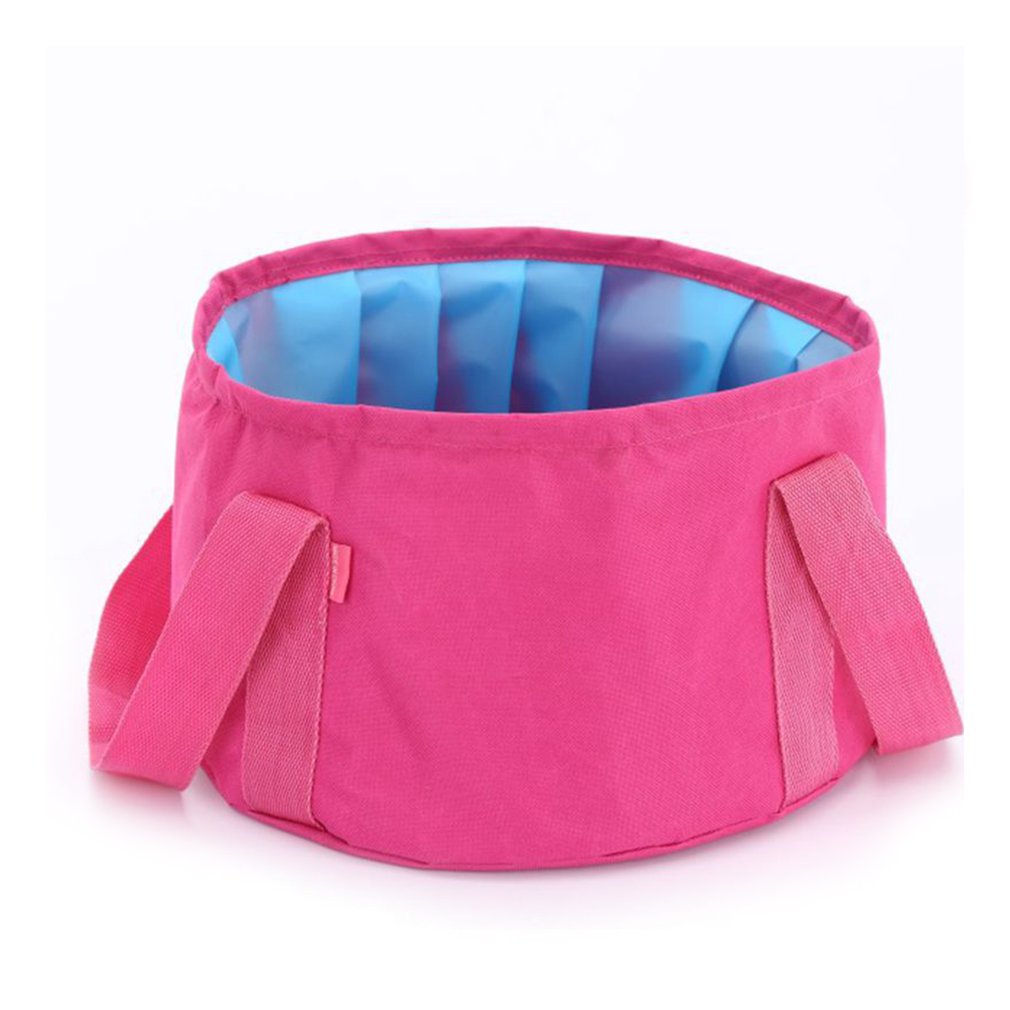 Foto 3 | Bolsa De Baño Plegable Para Remojar Los Pies  Portátil  Para Niños  Rosa Roja - Venta Internacional.