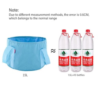 Foto 3 | Bolsa De Baño Plegable Para Remojar Los Pies Con Asas Para Niños - Venta Internacional.