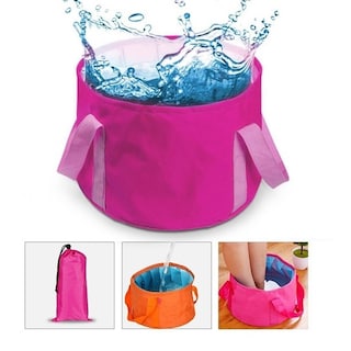 Foto 5 | Bolsa De Baño Plegable Para Remojar Los Pies Genérica Rose Red Para Niños - Venta Internacional.