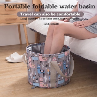 Foto 4 | Bolsa De Baño Plegable Para Remojar Los Pies Genérica Para Niños Color Rosa Xl - Venta Internacional.
