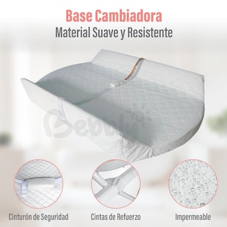 Foto 7 | Bebbly Bañera Para Bebé Con Soporte Metálico Tina 2 En 1 Con Cambiador (rosa)