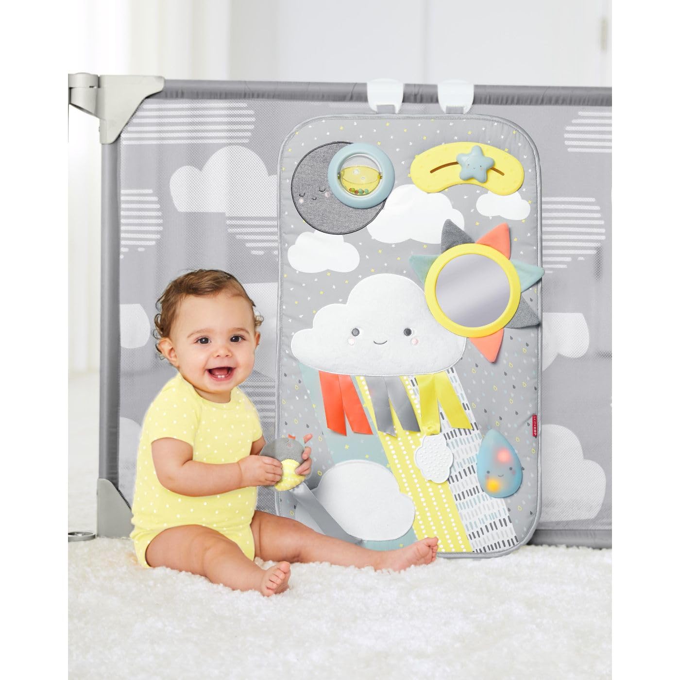 Foto 7 pulgar | Carcasa Expandible Playview Skip Hop Baby Gate, Plateada - Venta Internacional.