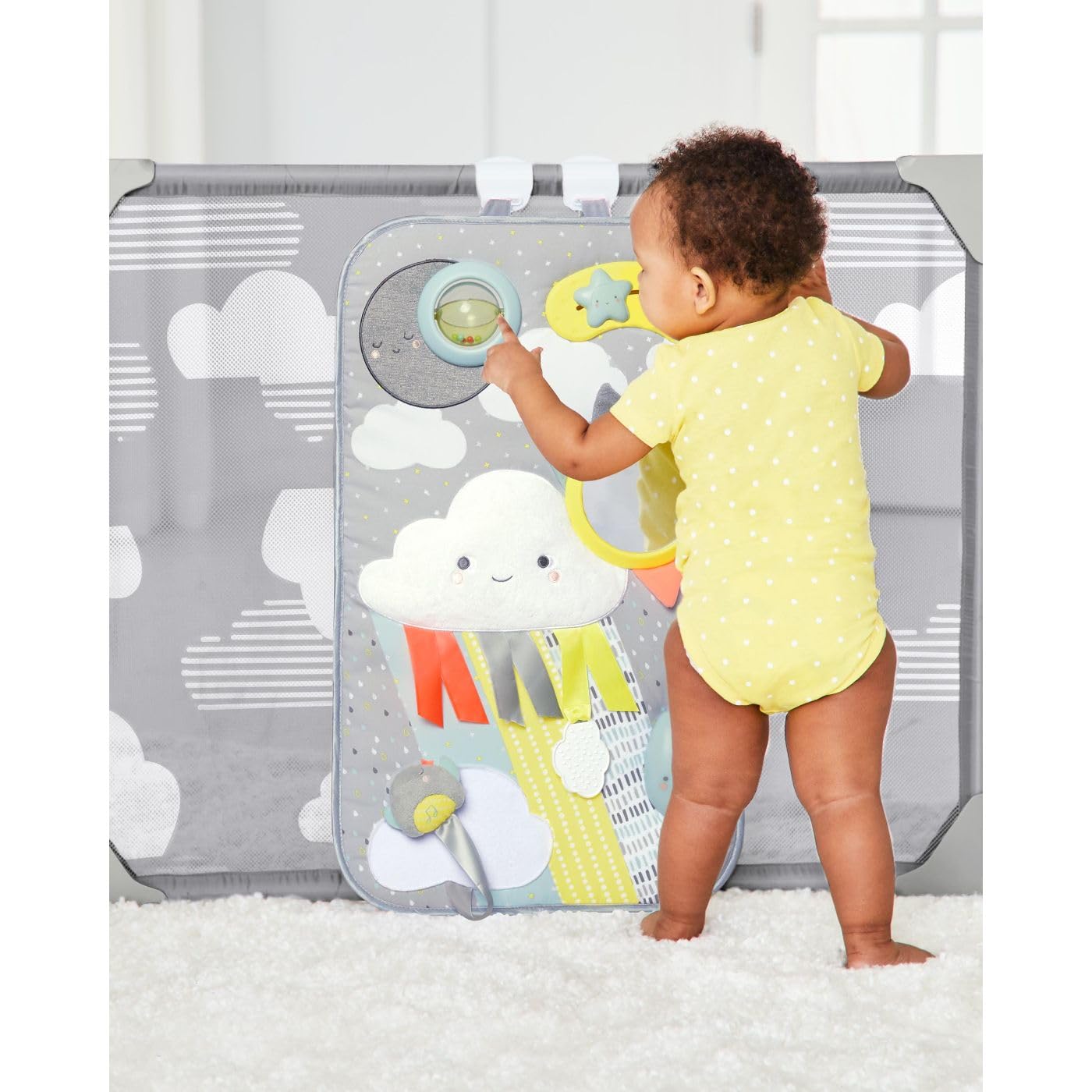 Foto 8 pulgar | Carcasa Expandible Playview Skip Hop Baby Gate, Plateada - Venta Internacional.