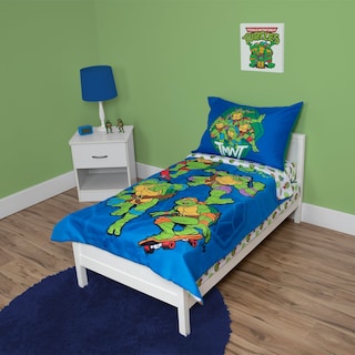 Foto 1 | Juego De Ropa De Cama Para Niños Pequeños Teenage Mutant Ninja Turtles, 4 Piezas - Venta Internacional.