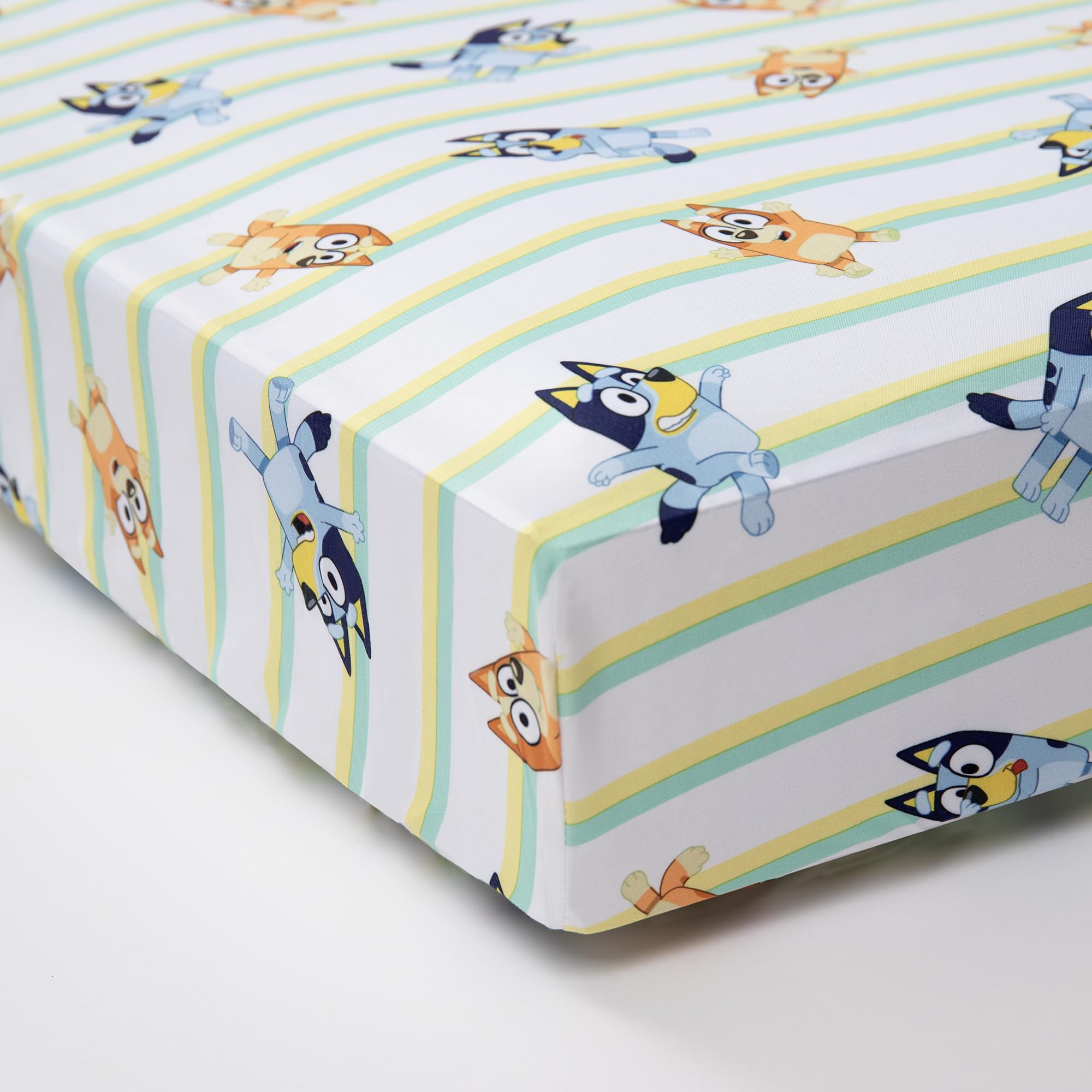 Foto 5 pulgar | Juego De Ropa De Cama Para Niños Pequeños Bluey, Sábana De 4 Piezas, Azul - Venta Internacional.