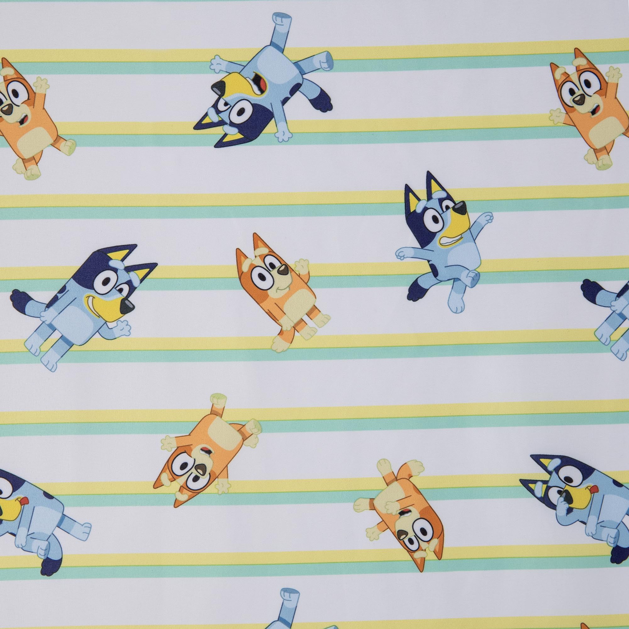 Foto 6 pulgar | Juego De Ropa De Cama Para Niños Pequeños Bluey, Sábana De 4 Piezas, Azul - Venta Internacional.