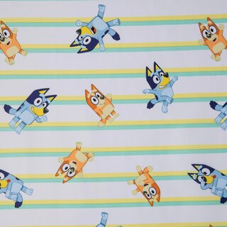 Foto 5 | Juego De Ropa De Cama Para Niños Pequeños Bluey, Sábana De 4 Piezas, Azul - Venta Internacional.