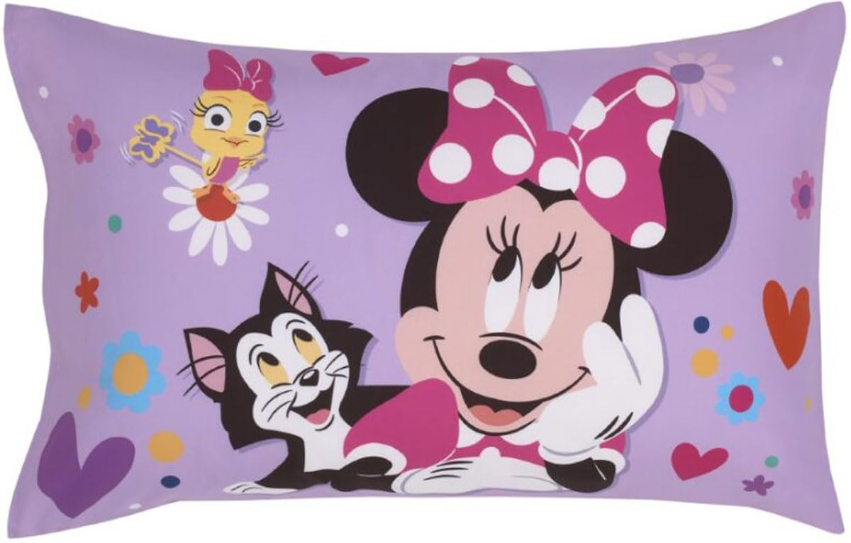 Foto 5 pulgar | Juego De Ropa De Cama Para Niños Pequeños Disney Minnie Mouse, 4 Piezas - Venta Internacional.