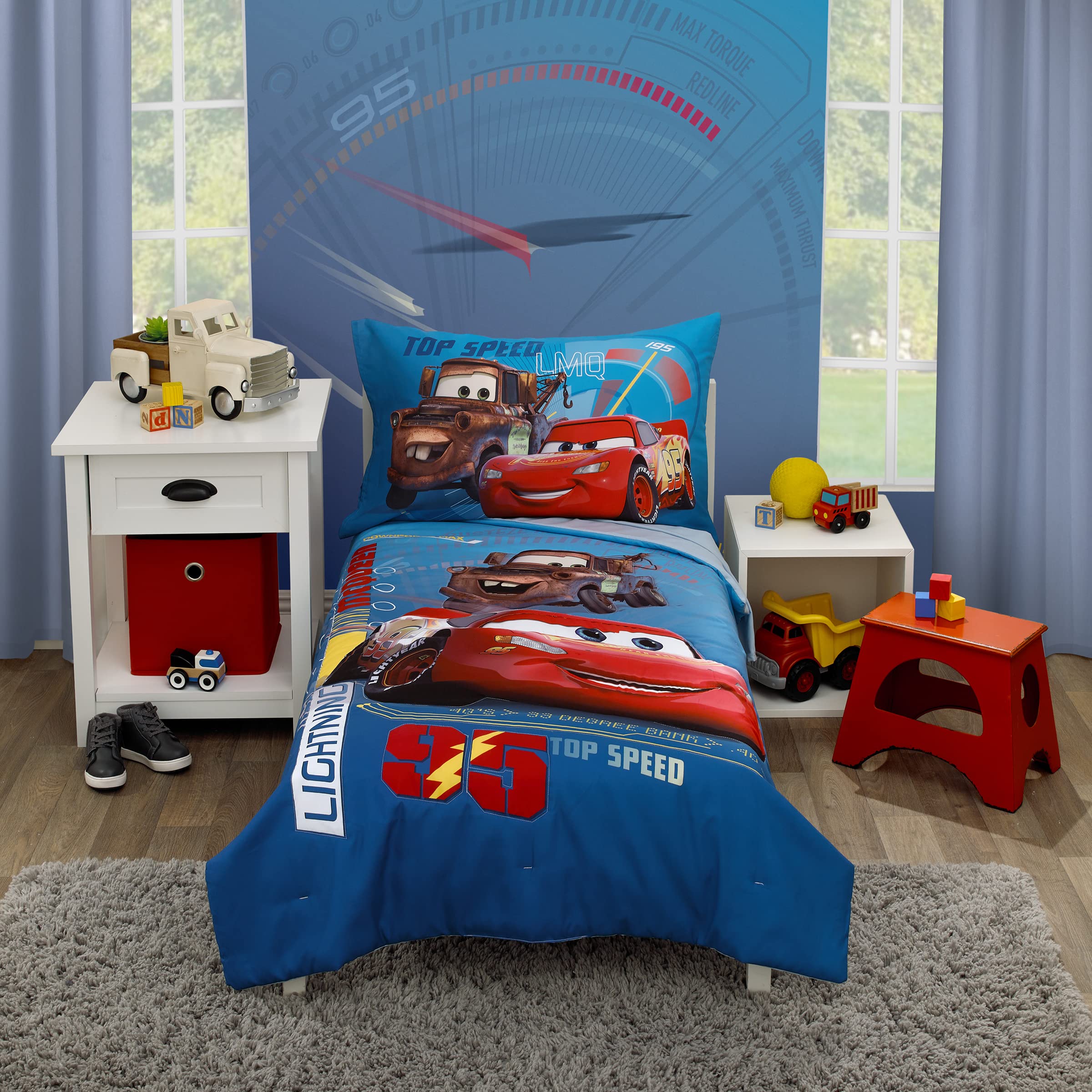 Juego de Cama Infantil Disney Cars Piston Cup Circuit McQueen - Venta Internacional