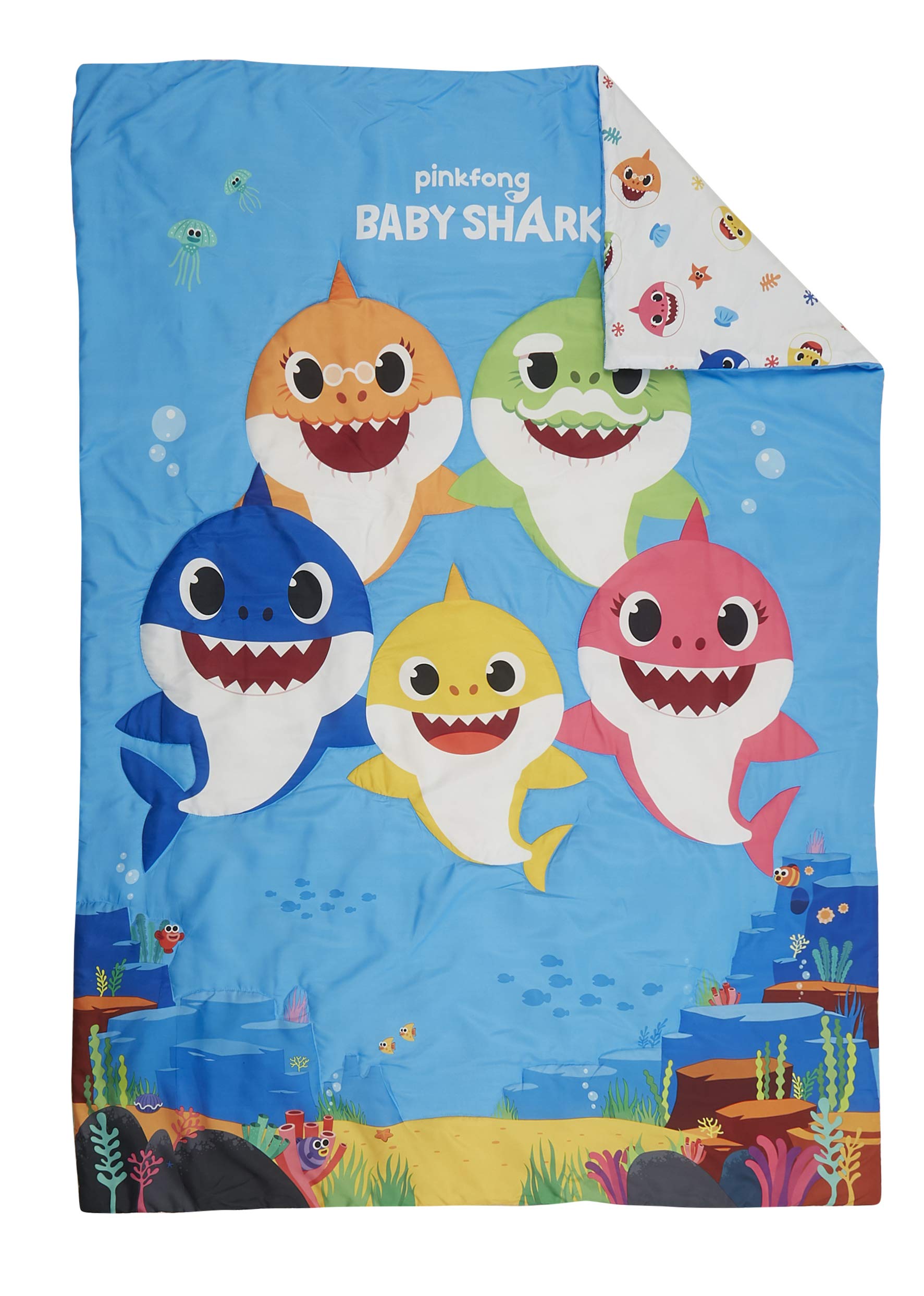 Foto 3 pulgar | Juego de Cama Infantil Baby Shark 4 Piezas - Venta Internacional