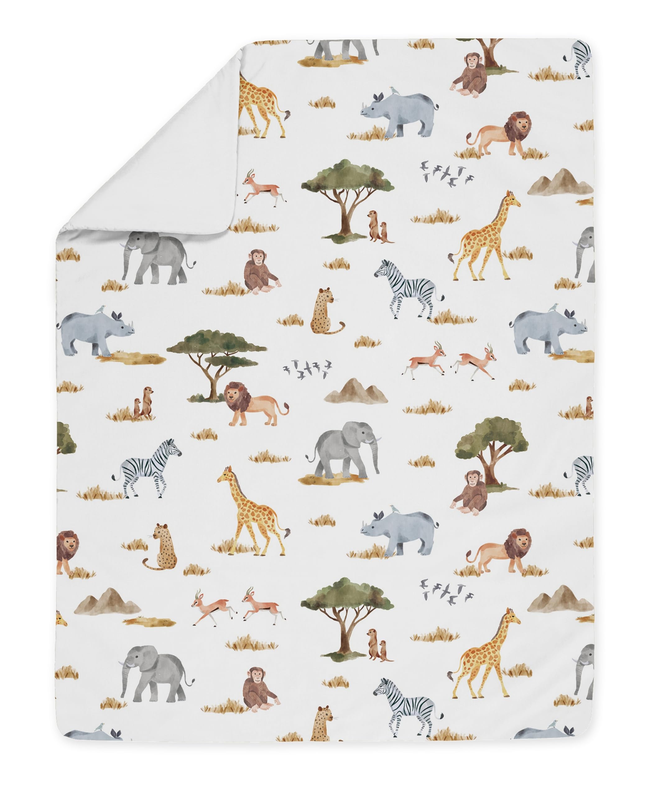 Foto 4 | Juego De Ropa De Cama Sweet Jojo Designs Jungle Animals Para Niños Pequeños, 5 Piezas - Venta Internacional.