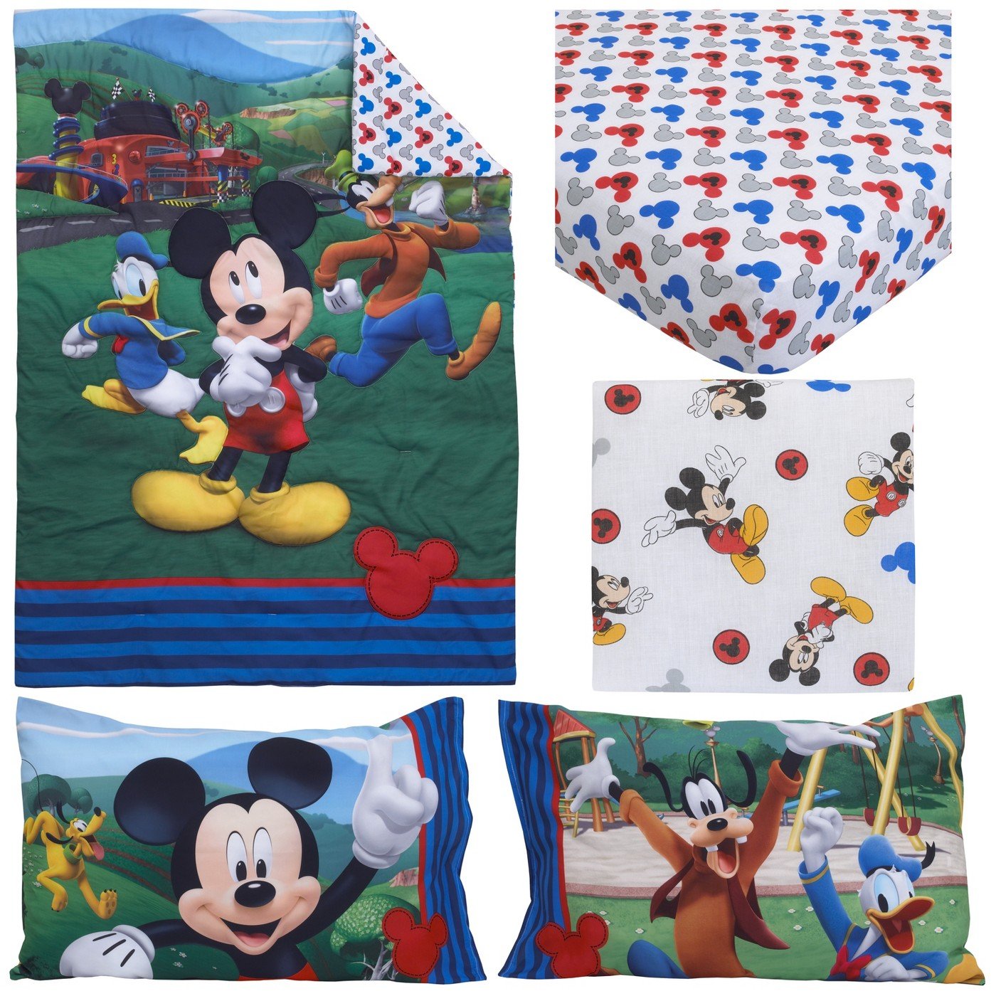 Foto 4 pulgar | Juego de Edredón Disney Mickey's Big Adventure 4 Piezas-Venta Internacional