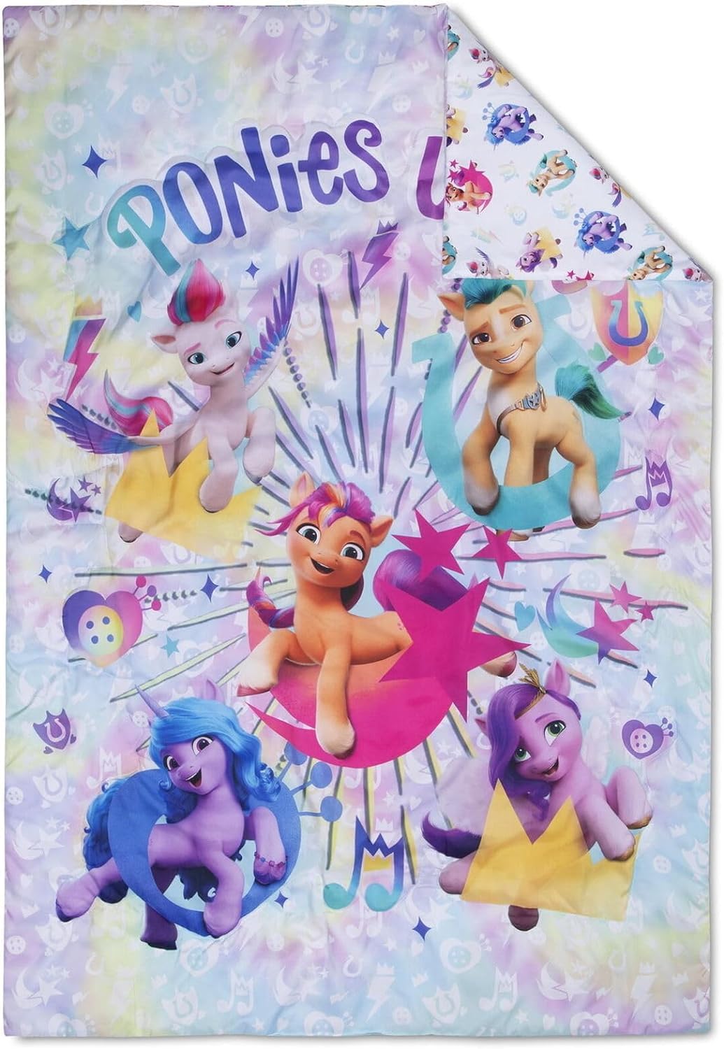 Foto 6 pulgar | Juego De Sábanas My Little Pony Para Niños Pequeños Con Colcha - Venta Internacional.