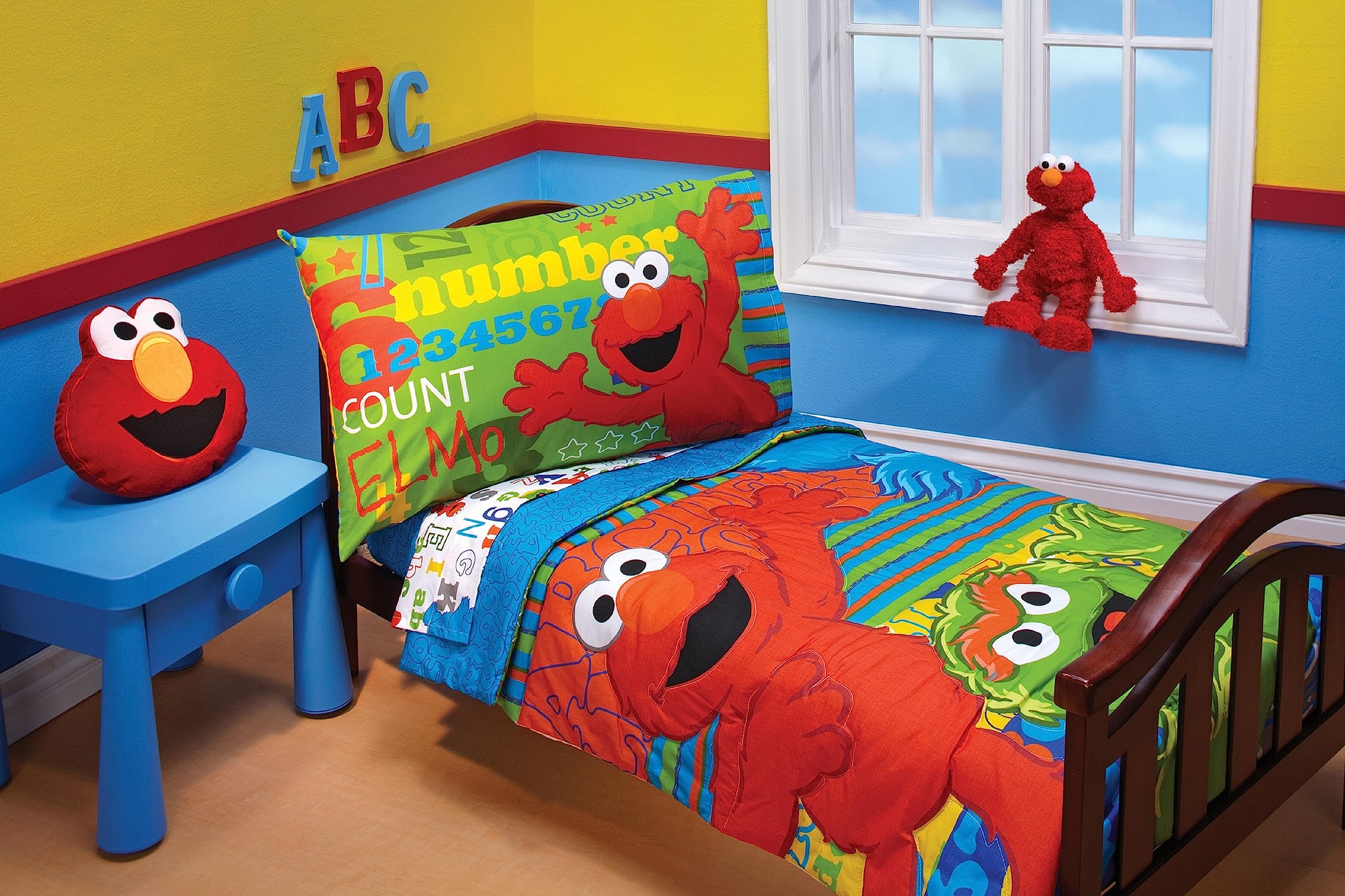 Foto 2 pulgar | Set Para Niños Pequeños Sesame Street Abc 123, 4 Piezas - Venta Internacional.