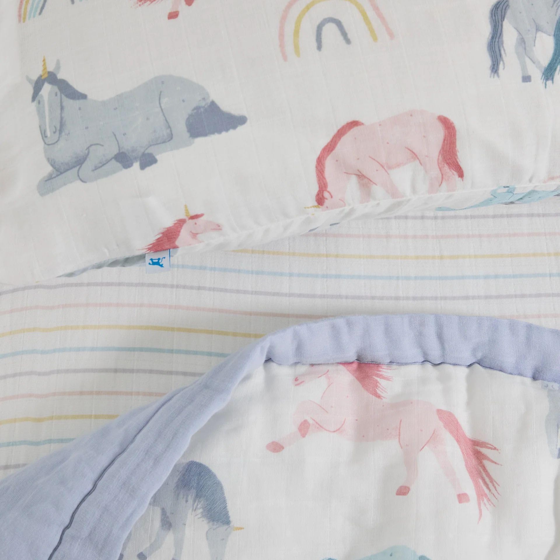 Foto 5 pulgar | Juego De Ropa De Cama Para Niños Pequeños, Muselina De Algodón Con Forma De Unicornio, 3 Piezas - Venta Internacional.